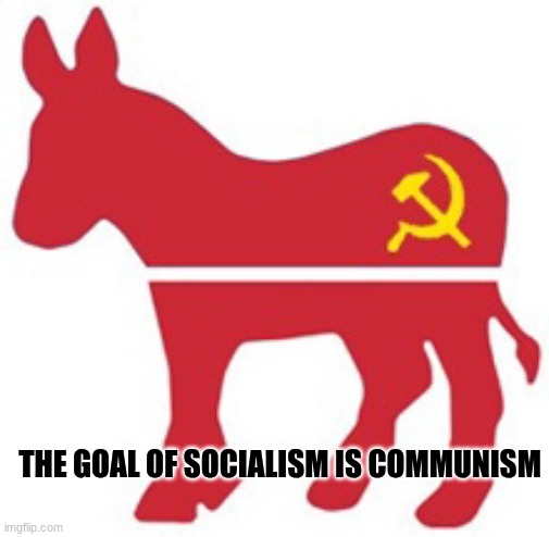 - Vladimir Lenin | THE GOAL OF SOCIALISM IS COMMUNISM | image tagged in democrats communist donkey,democrats,libtards,libtard | made w/ Imgflip meme maker