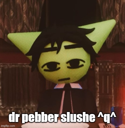 vrochacho what | dr pebber slushe ^q^ | image tagged in vrochacho what | made w/ Imgflip meme maker