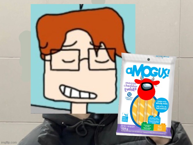 MC with the amogus cheese | image tagged in mc,moscovio may,drawings,amogus,amogus cheese | made w/ Imgflip meme maker