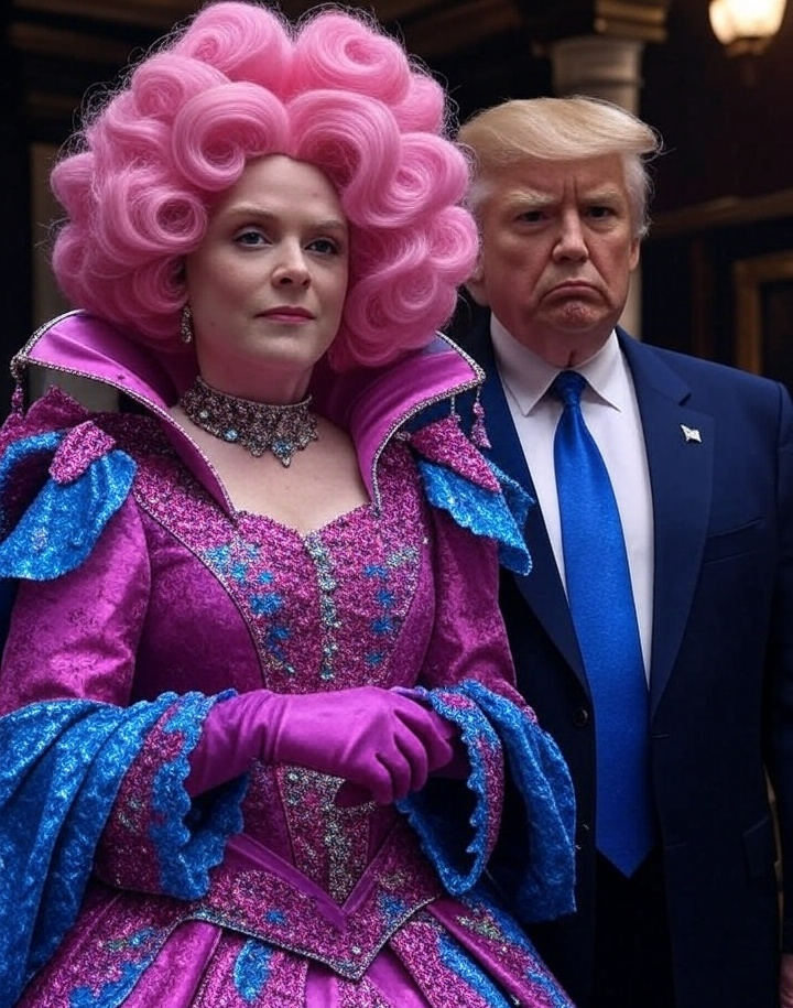Karoline Leavitt Effie Trinket Hunger Games Trump Blank Meme Template