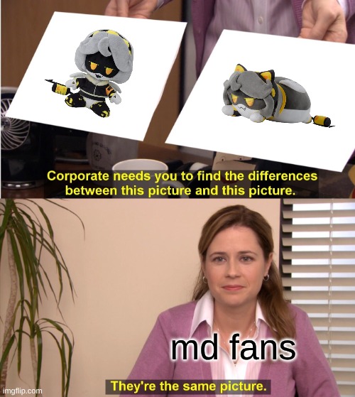 same character | md fans | image tagged in memes,they're the same picture | made w/ Imgflip meme maker