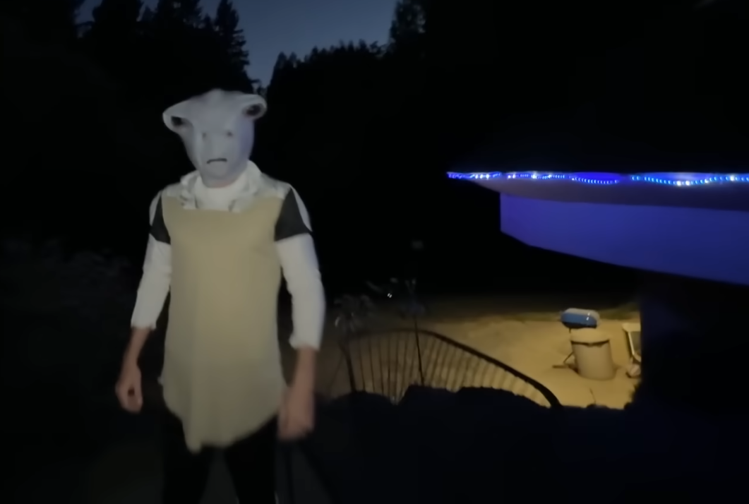 Ryan Trahan as alien Blank Meme Template