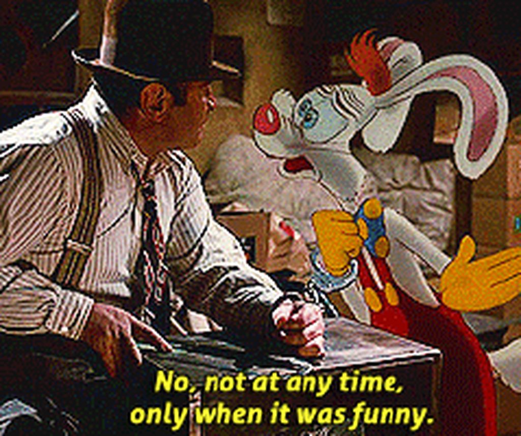 Roger rabbit only when it was funny Blank Meme Template