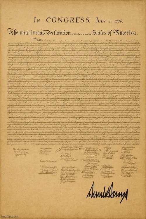 I'm gonna put that sh*t on everything | image tagged in president trump,trump bill signing,x x everywhere,well yes but actually no,democrats democratting,more lies | made w/ Imgflip meme maker