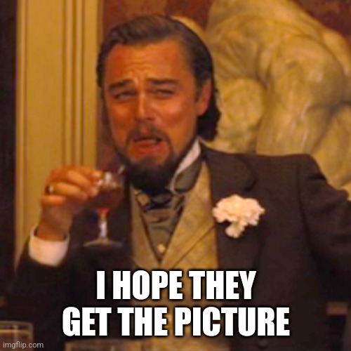 Laughing Leo Meme | I HOPE THEY GET THE PICTURE | image tagged in memes,laughing leo | made w/ Imgflip meme maker