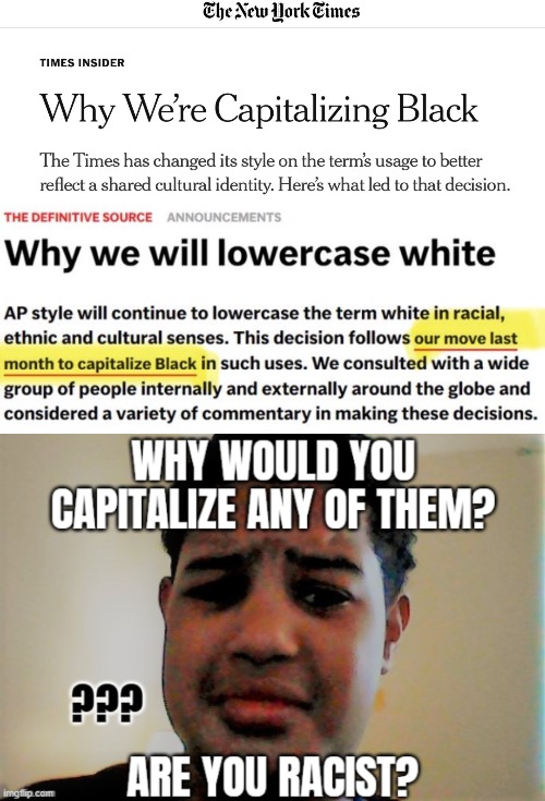 3 outlets. They all change tone in one go. All following the Democrat script to the point | image tagged in liberal media,racism,woke,american politics,question mark kid | made w/ Imgflip meme maker