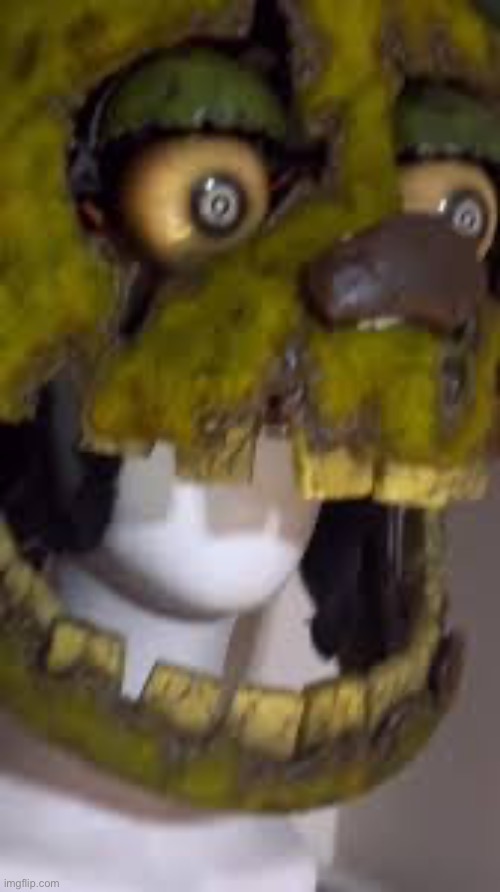 Springtrap when he’s springing his trap | made w/ Imgflip meme maker
