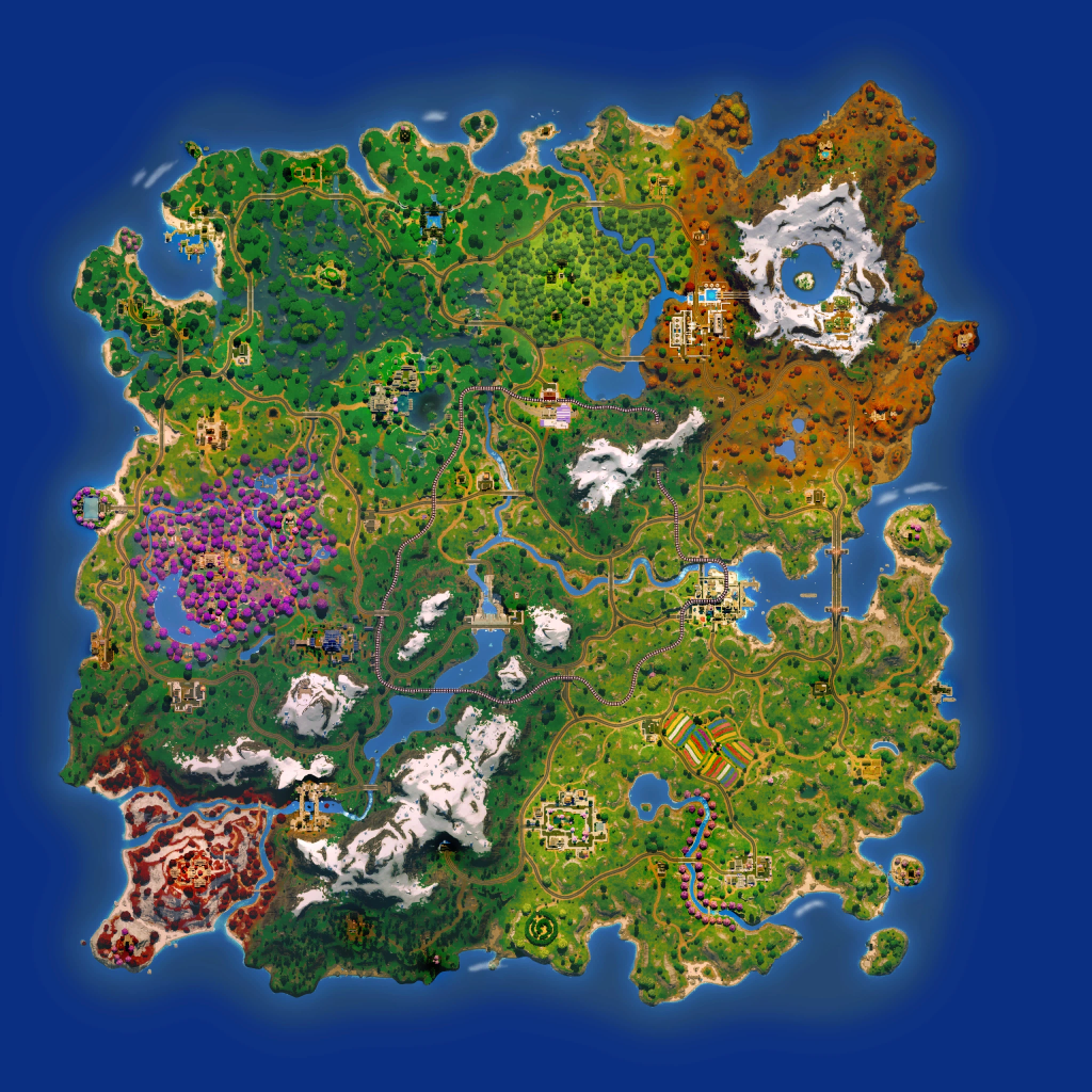 Fortnite Map Chapter 6 Blank Meme Template