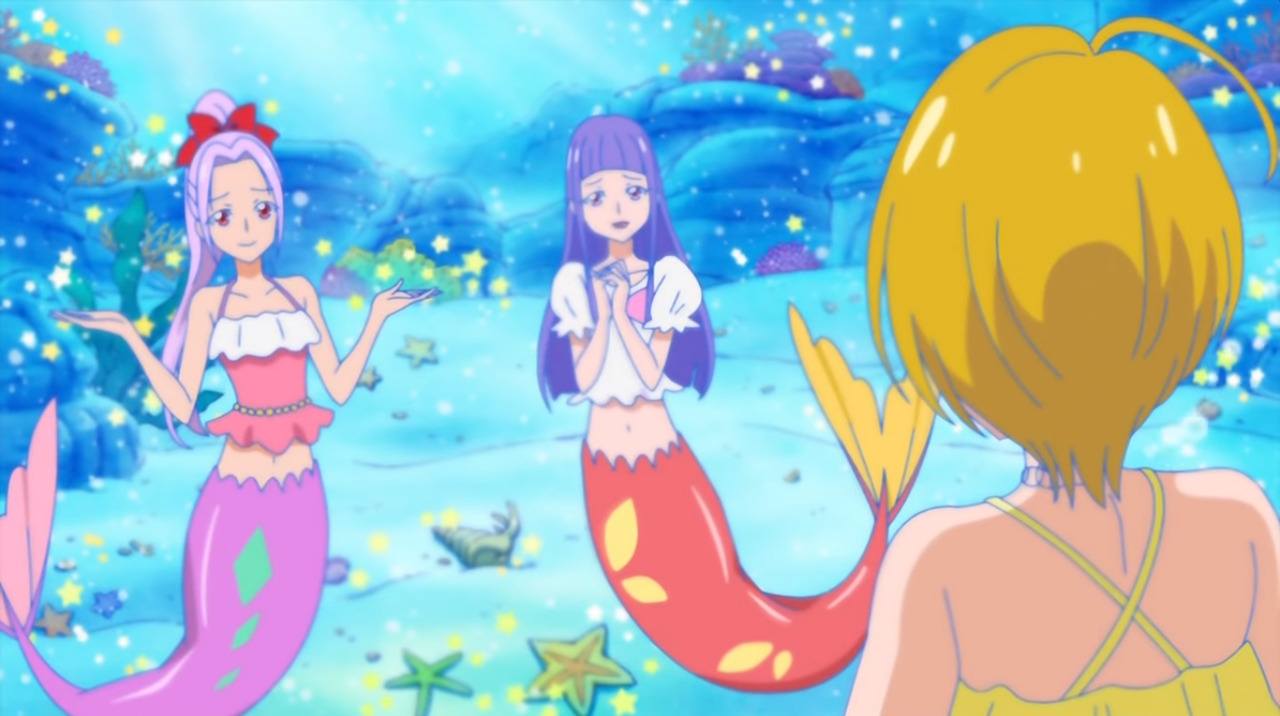 Precure merfolk Blank Meme Template