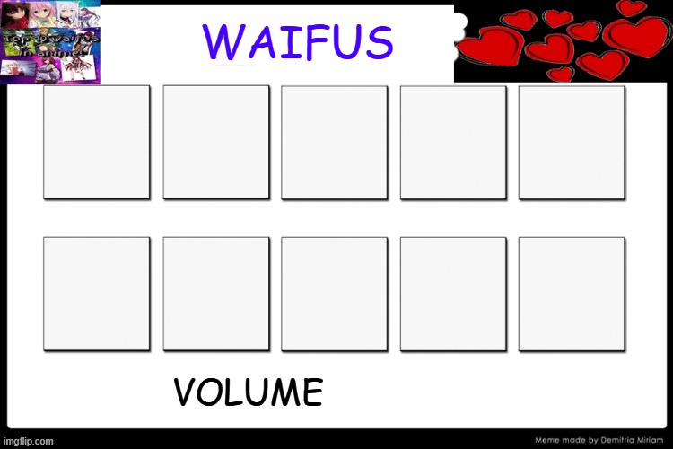 Waifus blank Blank Meme Template