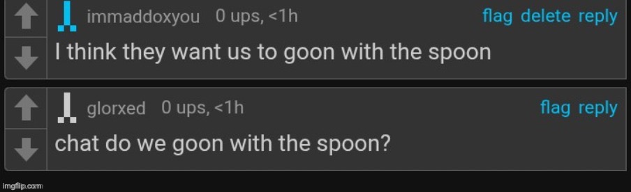goon with the spoon | image tagged in goon with the spoon | made w/ Imgflip meme maker