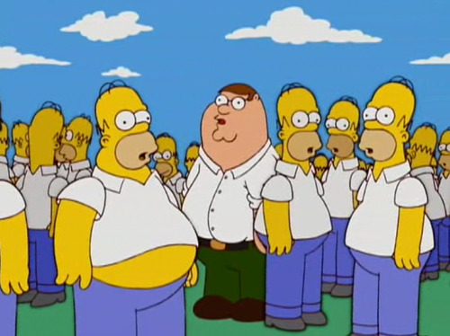 Homer Clone Blank Meme Template