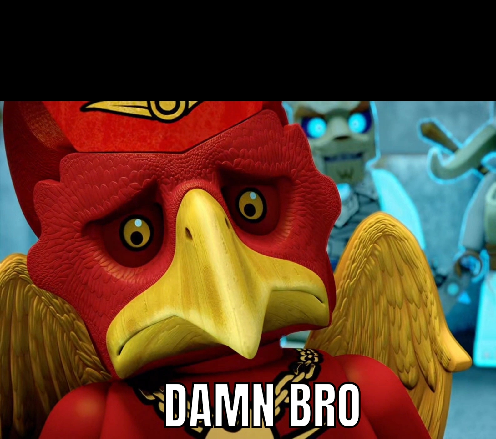 DAMN BRO Blank Meme Template