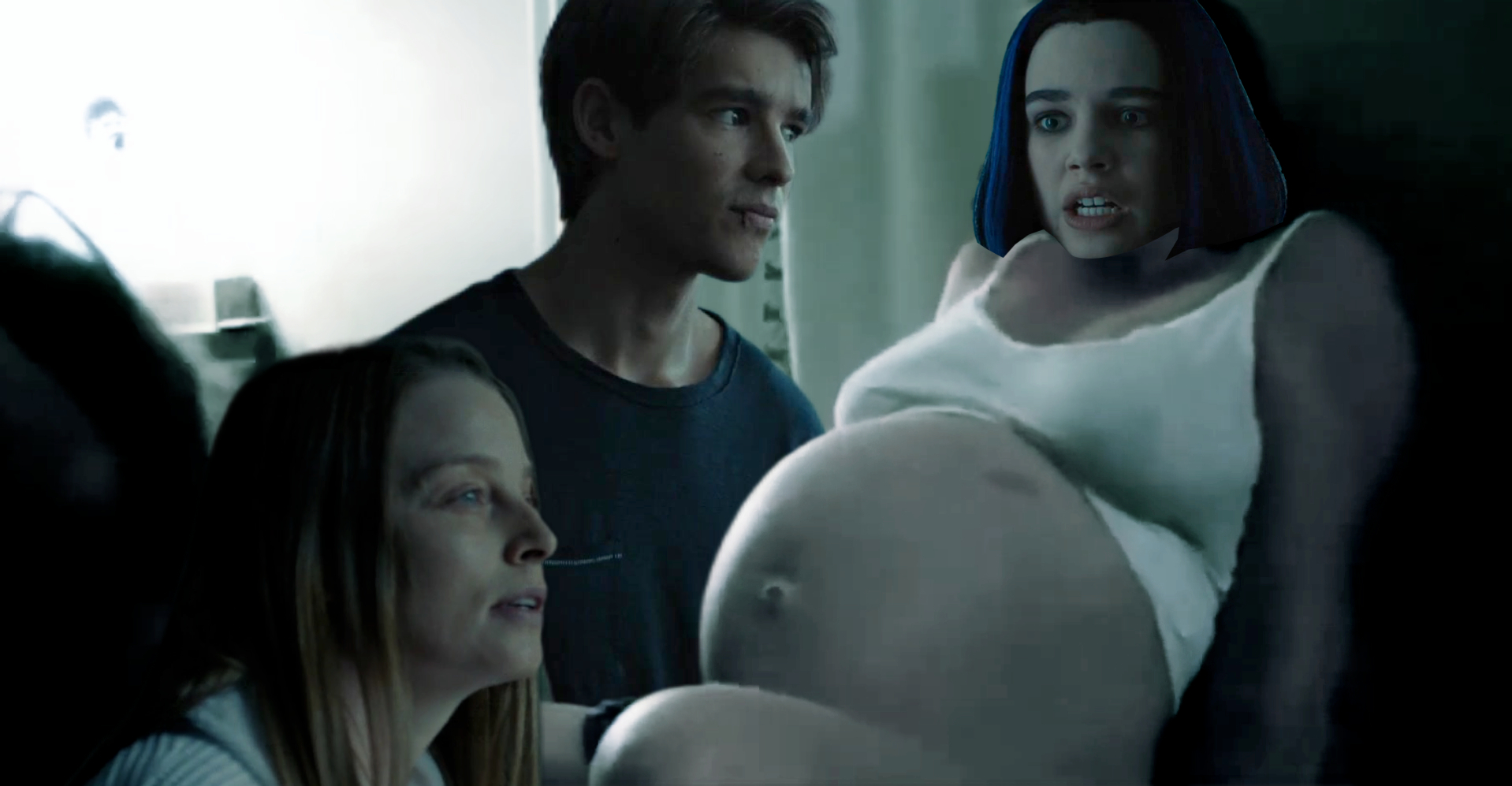 Raven Having the Baby Blank Meme Template