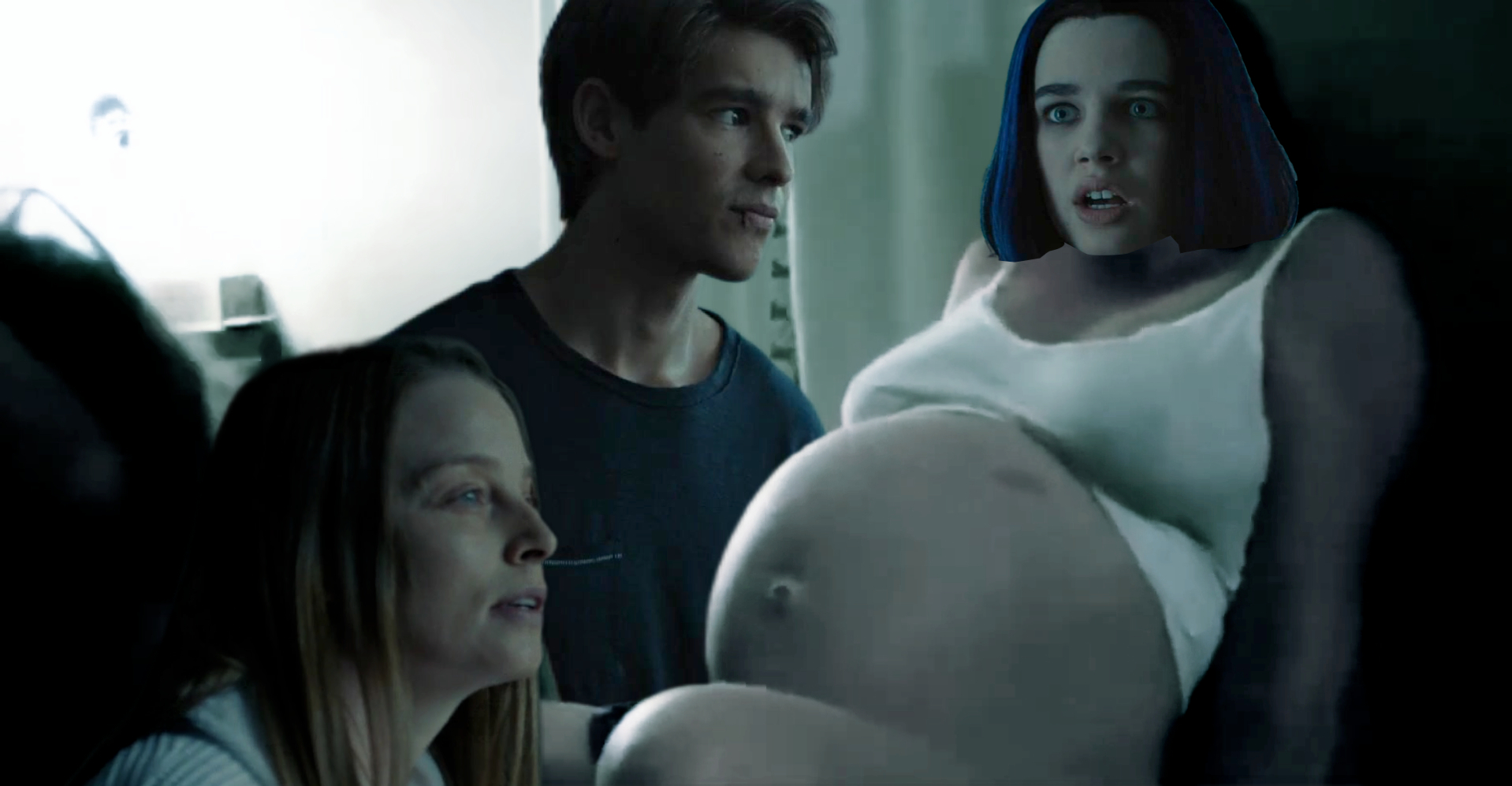 Raven Having the Baby Blank Meme Template