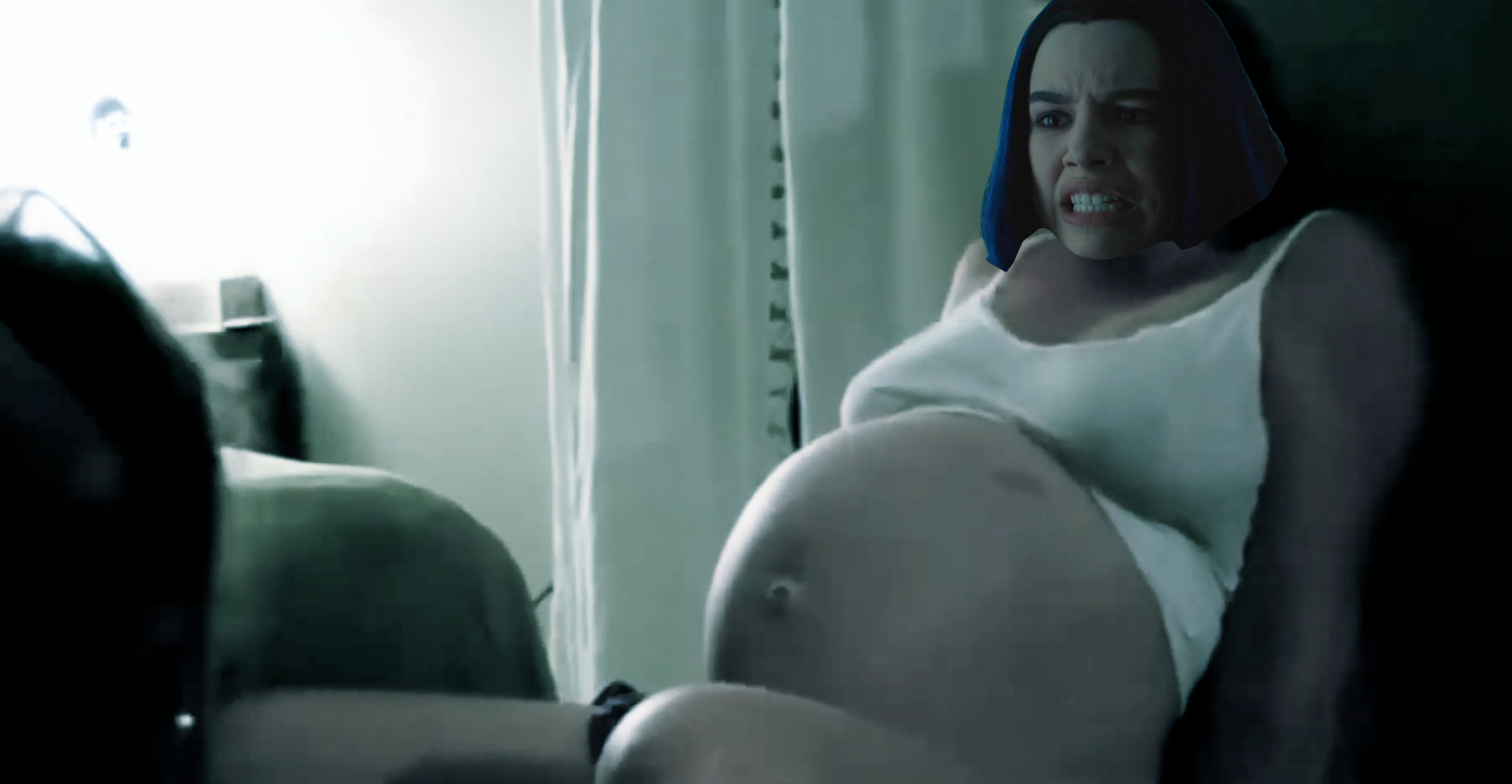 Raven Having the Baby Blank Meme Template