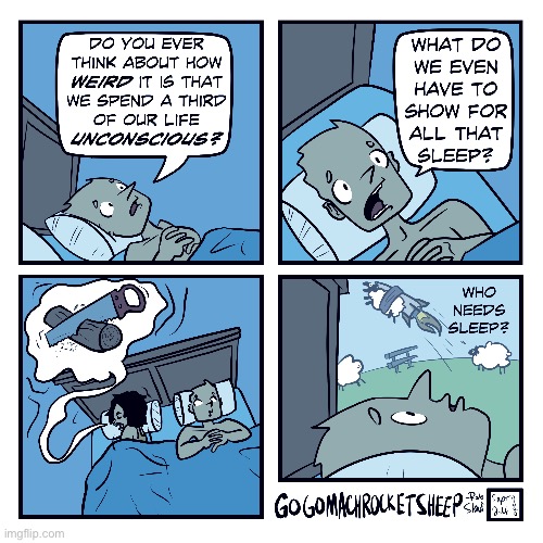 GoGoMachRocketSheep | image tagged in comics,gogomachrocketsheep,counting sheep,sawing logs | made w/ Imgflip meme maker