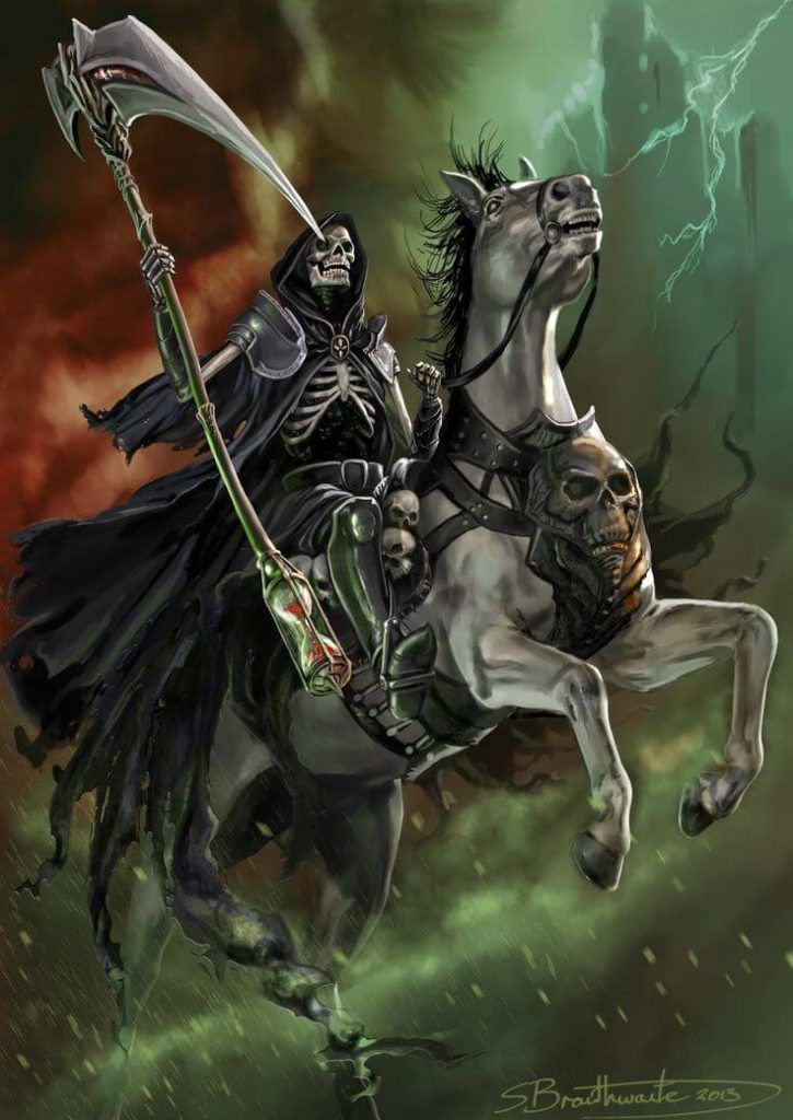 Death on a horse Blank Meme Template