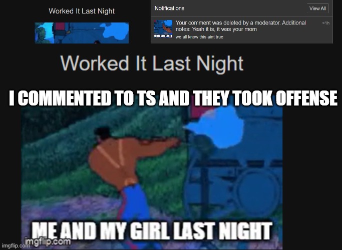 "we all know this aint true" i said | I COMMENTED TO TS AND THEY TOOK OFFENSE | made w/ Imgflip meme maker