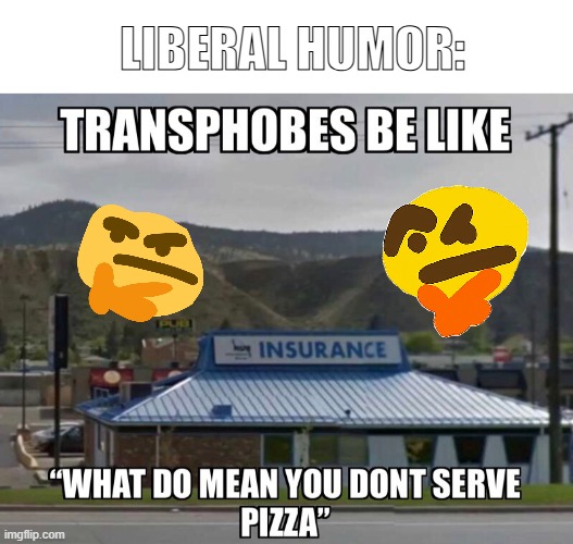 peak lib humor | LIBERAL HUMOR: | image tagged in liberal logic,stupid memes,cringe | made w/ Imgflip meme maker