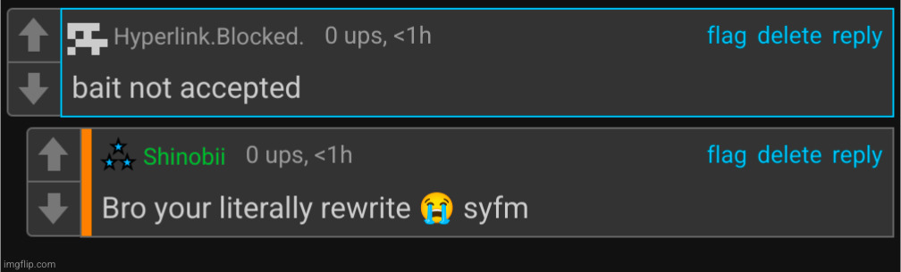 the only reason you'll ever need | image tagged in rewrite,syfm | made w/ Imgflip meme maker