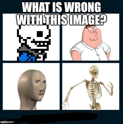 I cant tell what's wrong | WHAT IS WRONG WITH THIS IMAGE? | image tagged in demon days cover,funny | made w/ Imgflip meme maker