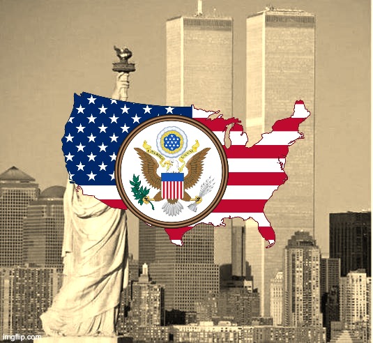 24 years ago. | image tagged in twin towers | made w/ Imgflip meme maker