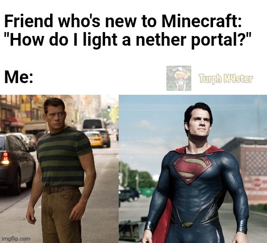and | image tagged in spiderman,superman,man of steel,sandman | made w/ Imgflip meme maker