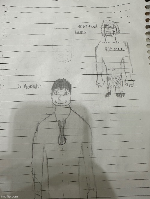 Northern grace and dea request | image tagged in drawings | made w/ Imgflip meme maker