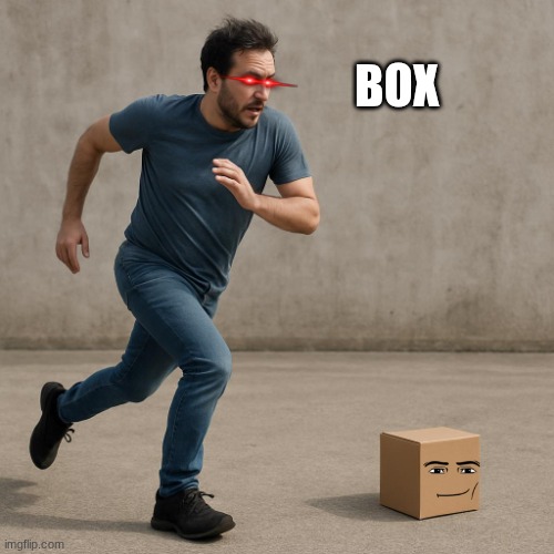 box | BOX | image tagged in e,memes | made w/ Imgflip meme maker