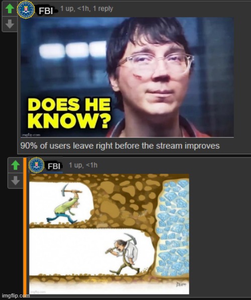 . | FBI | made w/ Imgflip meme maker