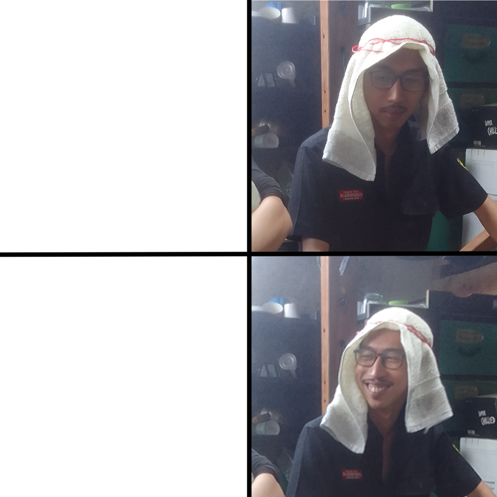 No and OK Blank Meme Template