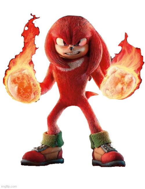Knuckles The Echidna With Flames Of Disaster Fist | image tagged in knuckles the echidna with flames of disaster fist | made w/ Imgflip meme maker