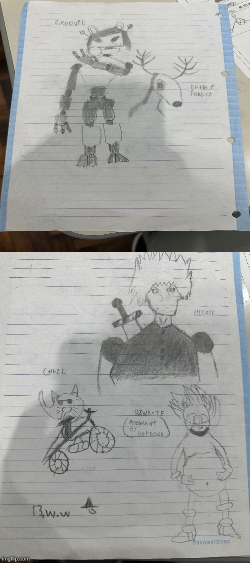 Requests (plus pregnant Rewrite) | image tagged in drawing,pregnant,fuck you rewrite | made w/ Imgflip meme maker