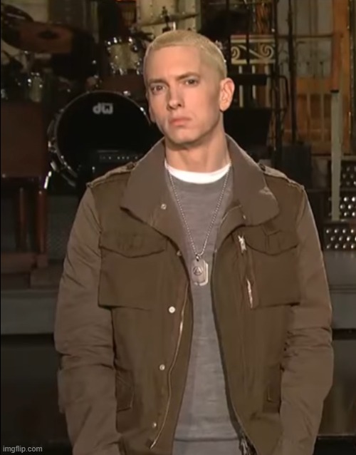 Eminem staring | image tagged in eminem staring | made w/ Imgflip meme maker