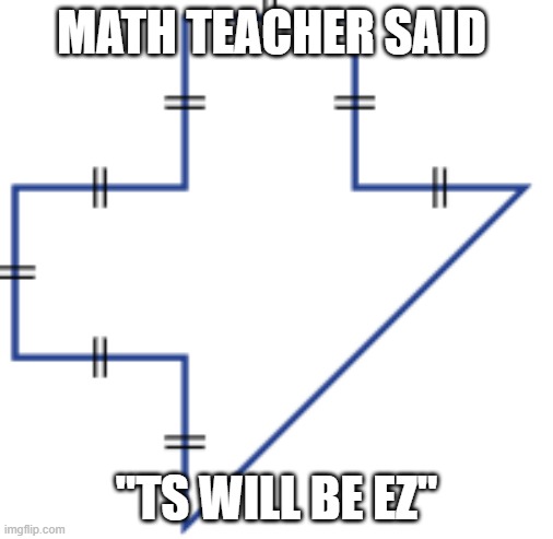 dumb ahh tech | MATH TEACHER SAID; "TS WILL BE EZ" | image tagged in math | made w/ Imgflip meme maker