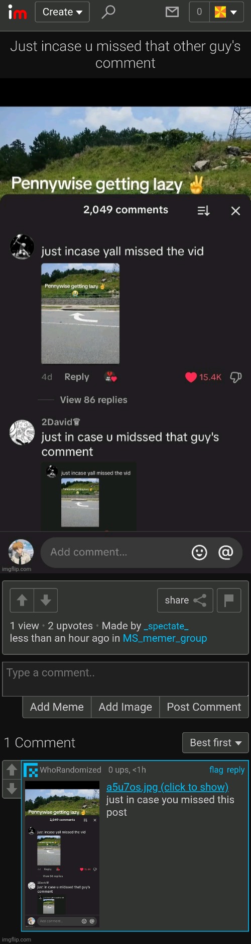 Just incase you didn't see it | made w/ Imgflip meme maker