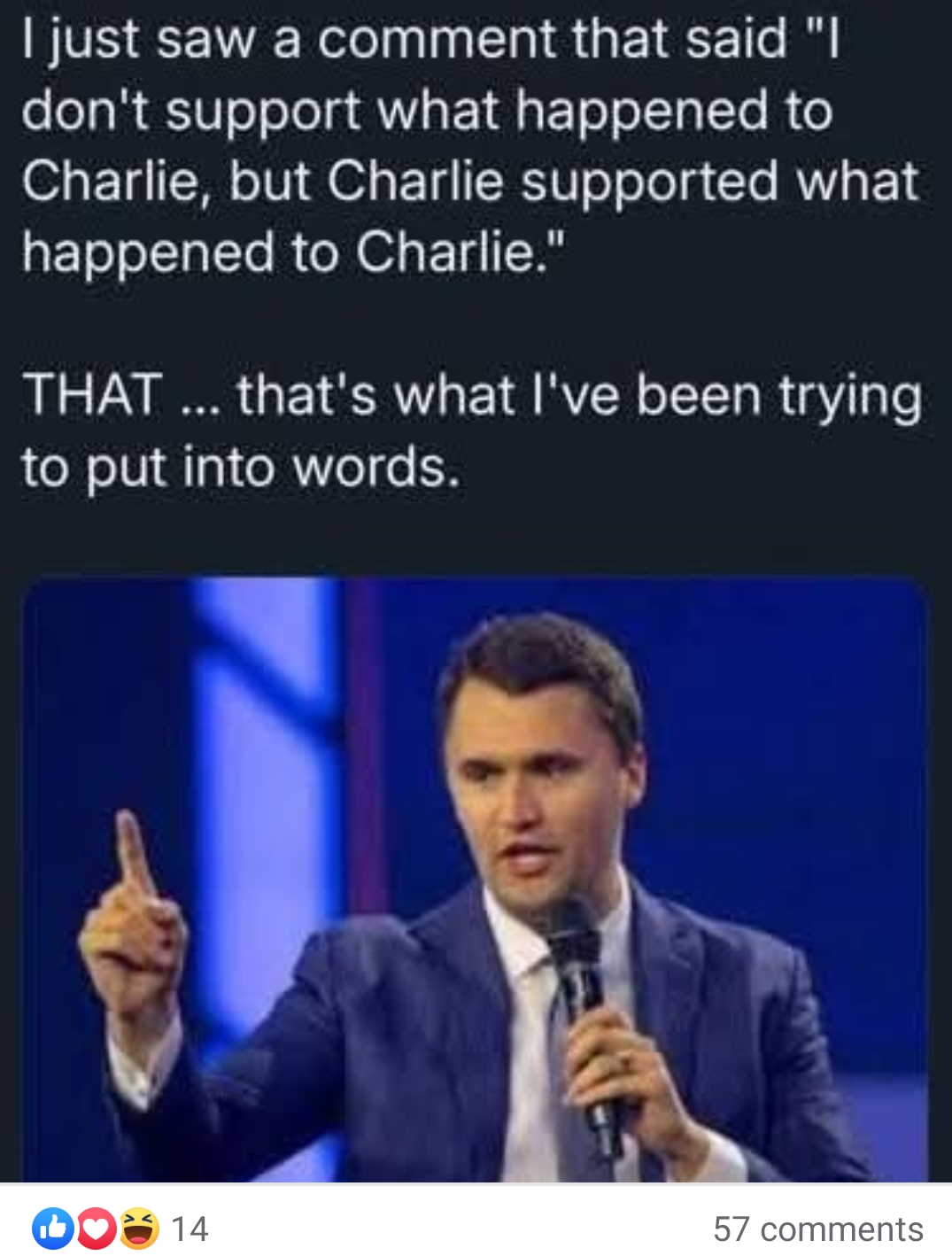 Charlie Kirk Blank Meme Template