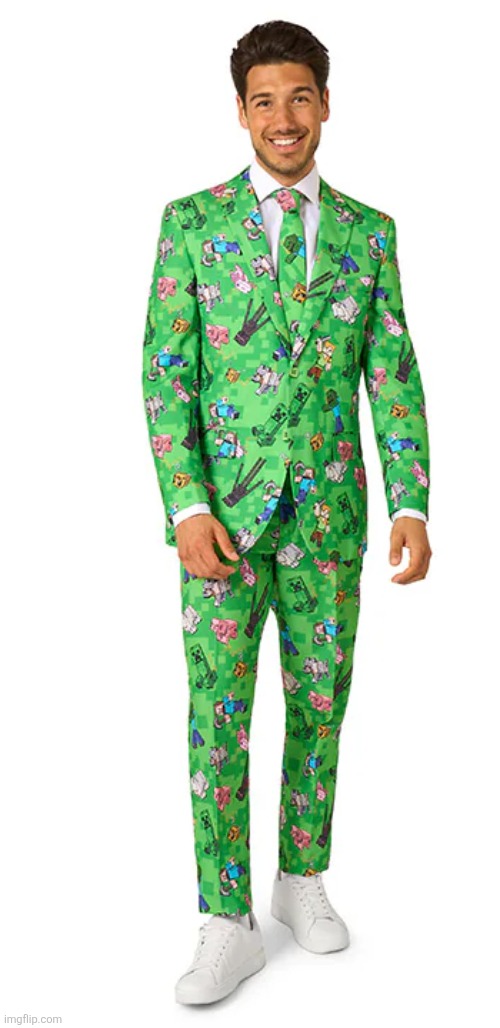 on God we buying the 100$ Minecraft suit | made w/ Imgflip meme maker