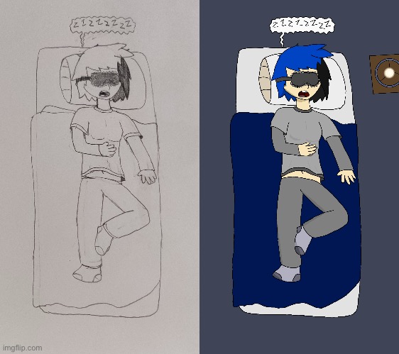 The silly has achieved color, and got eepy doing so (original for reference) | made w/ Imgflip meme maker