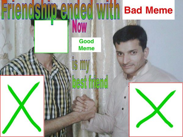 friendship ended Blank Meme Template