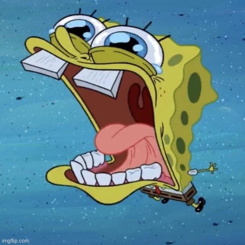 Cryin spongebob | image tagged in cryin spongebob | made w/ Imgflip meme maker