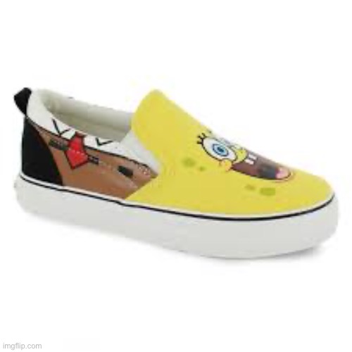 Sponge bob shoe | image tagged in sponge bob shoe | made w/ Imgflip meme maker