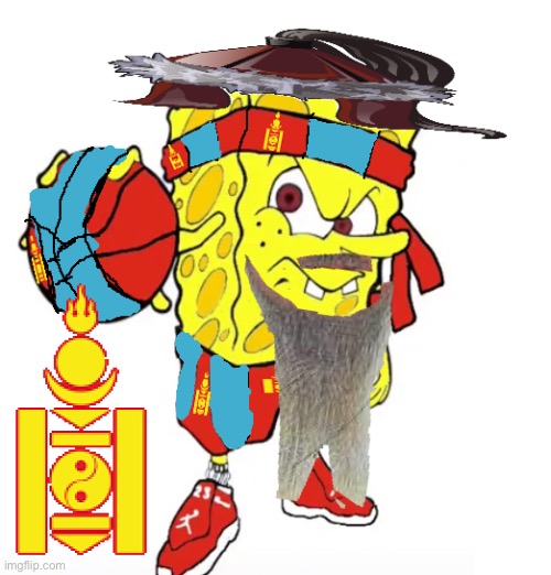 Mongol spunch bob | image tagged in mongol spunch bob | made w/ Imgflip meme maker