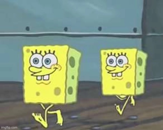 Spongebob walk | image tagged in spongebob walk | made w/ Imgflip meme maker