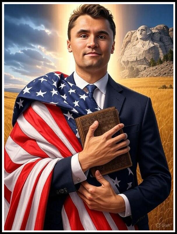 Charlie Kirk martyred Blank Meme Template
