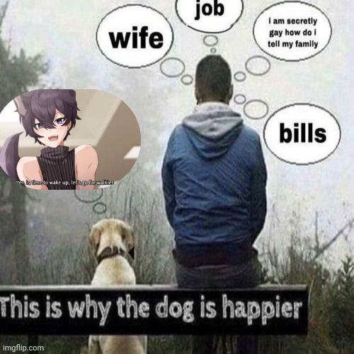 dog boy | image tagged in this is why the dog is happier | made w/ Imgflip meme maker