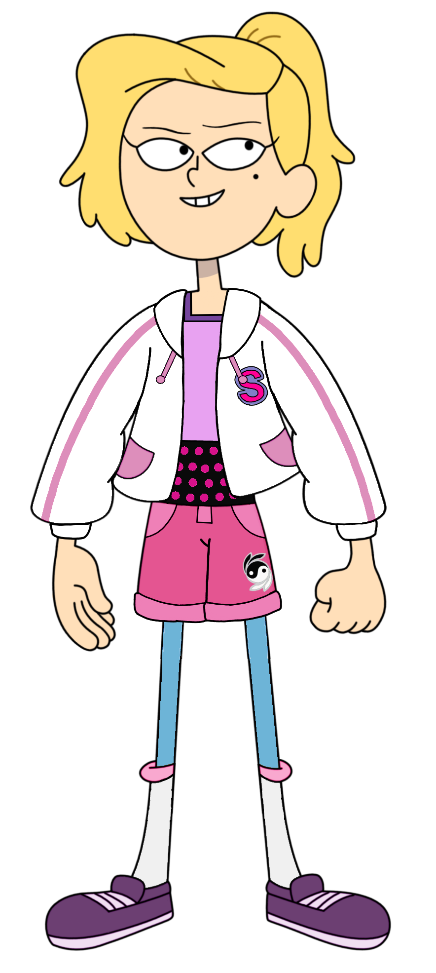 Sasha Waybright in her New Jacket Blank Meme Template