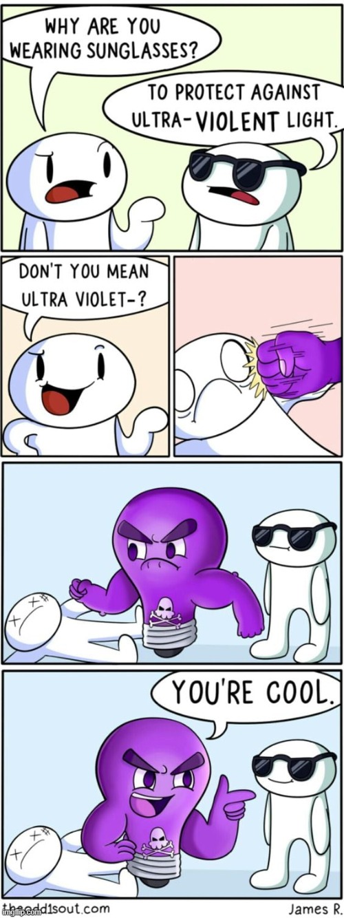 Spelling is important | image tagged in theodd1sout,spelling,sunglasses,violence | made w/ Imgflip meme maker