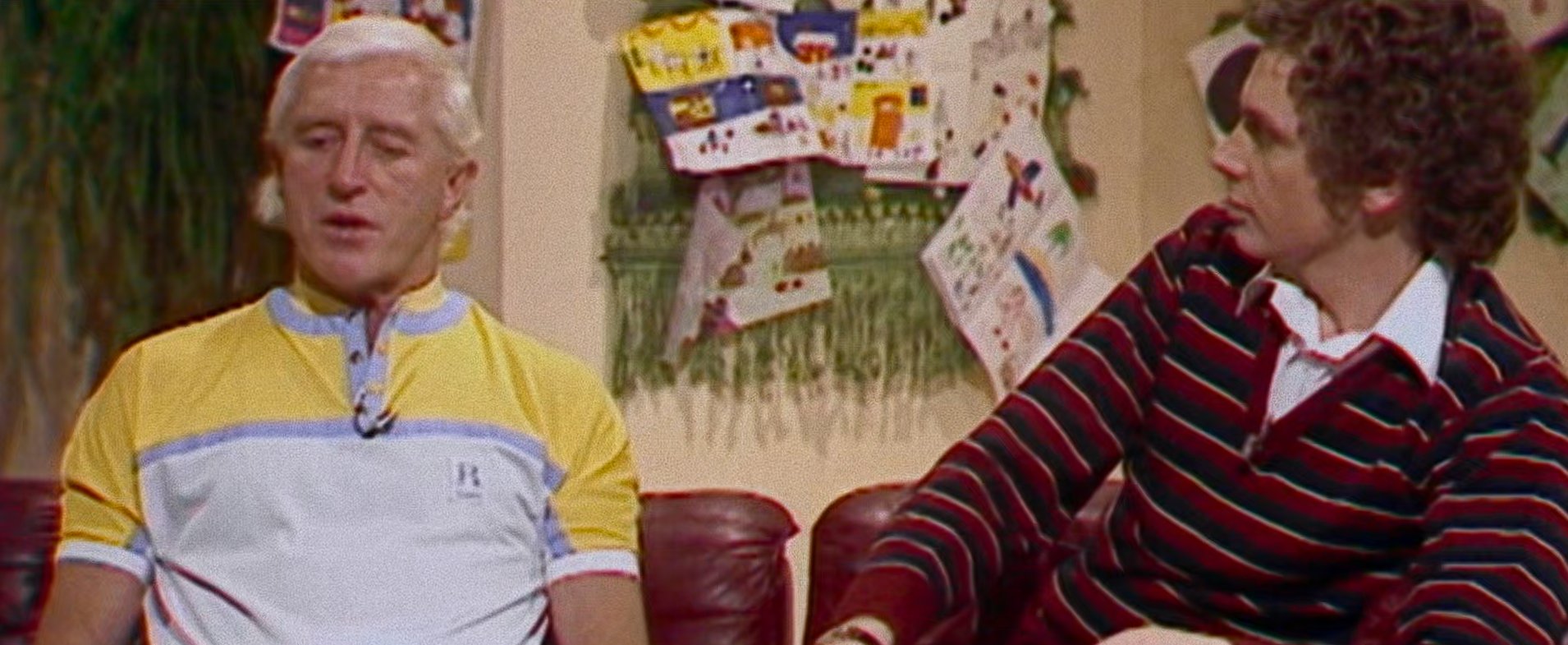 Jimmy Savile and David Icke Blank Meme Template